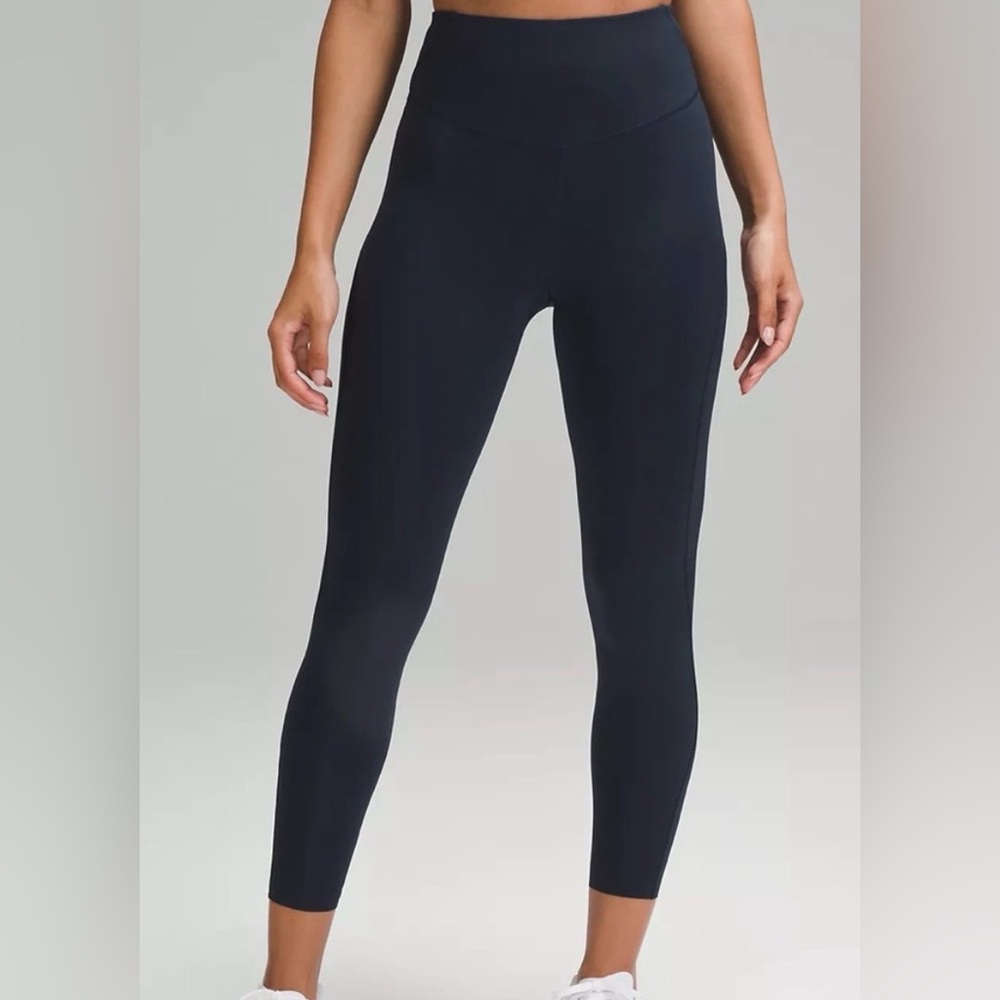 lululemon athletica navy High-Rise Base Pace 25” Leggings | Running tights 8
